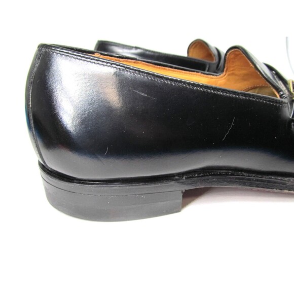 Austin Reed Of Regent Street Mens Black Leather Tasseled Loafers Size US 8.5 main image 8